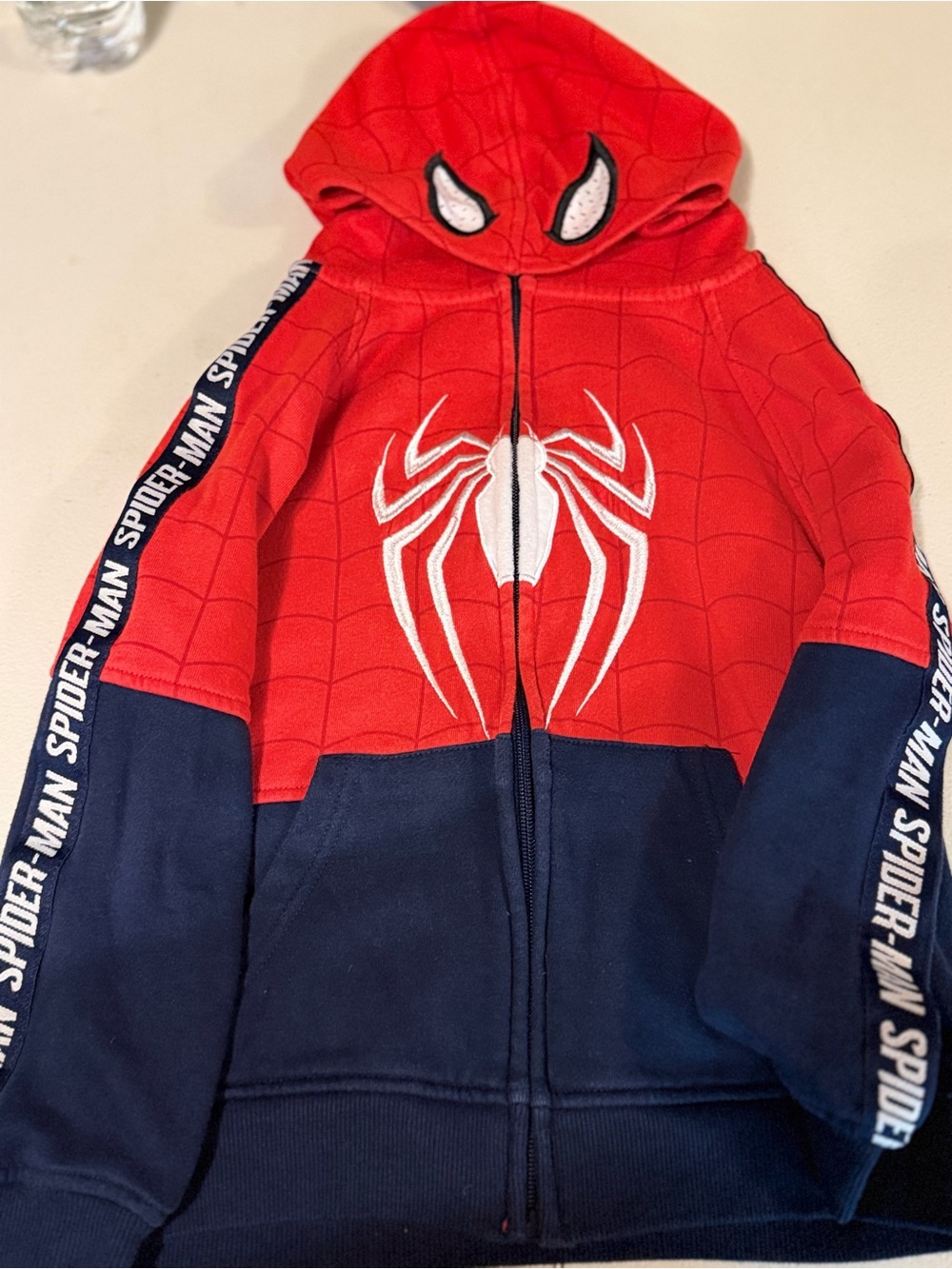 Spider-Man Red & Grinch Zip-Up Hoodie